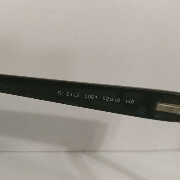 Authentic POLO Ralph Lauren RL 6112 5001 52*16*140* Eyeglasses/Sunglasses Frames - Picture 7 of 8